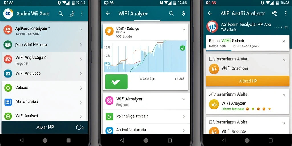 Tampilan antarmuka utama API88 yang menunjukkan analisis jaringan WiFi.