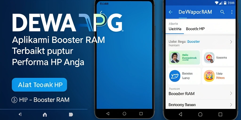 Tampilan interface DEWAPG yang intuitif dan fungsional untuk meningkatkan performa RAM.